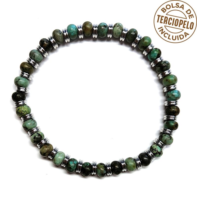 Men Turquoise Bracelet (6mm).