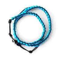 Pulsera Turquesa Doble Ø4mm