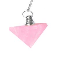Péndulo Piramide Cuarzo Rosa