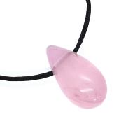 Colgante Lágrima Cuarzo Rosa