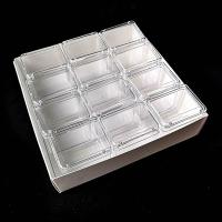 Caja Plástico 40x31x35mm. Set 12Un