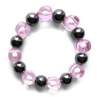 Pulsera Magnética Cristal G. Lila. Set 10un