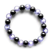 Pulsera Magnética Cristal Azul. Set 10un.