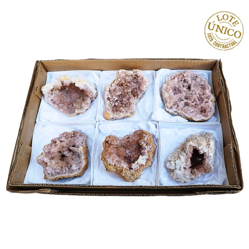 Amatista Rosa (Argentina). Lote 6 Un.