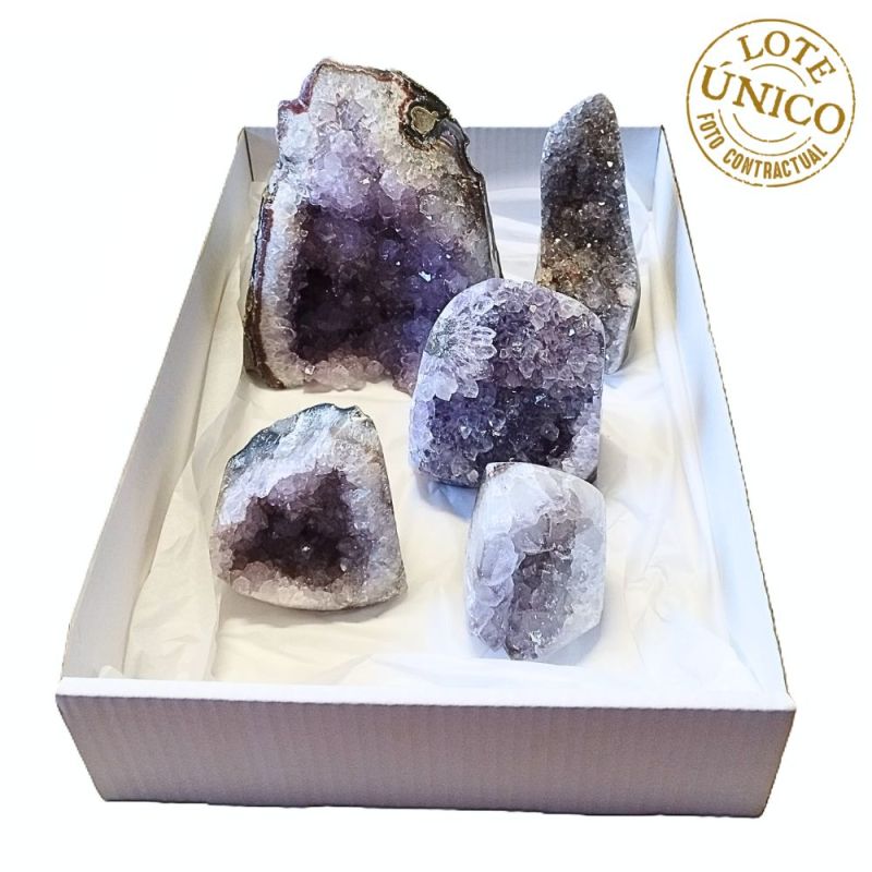 Geode Améthyste (6,2kg). Lot 5 Un.