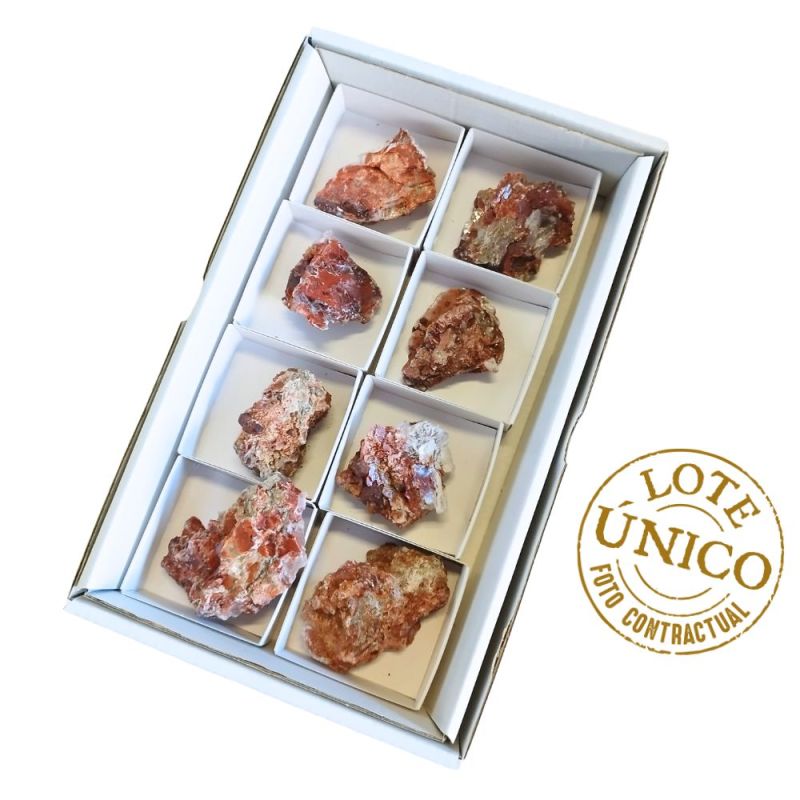 Red Gypsum (3-4cm). Lot 8 Un.