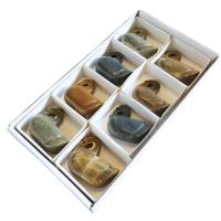 Steatite Pelican. Set 8 Un.