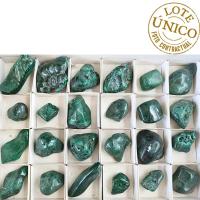 Malaquita Botroidal Pulida. Lote 24 Un.