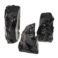 Obsidiana Negra (Mexico) Base cortada. Precio/unidad