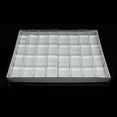 Caja Plástico 62x47x42mm. B.Blanca. Set 32Un