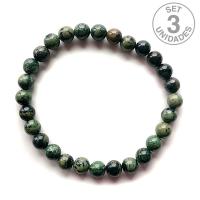 Pulsera Jaspe Kambaba bola 6mm. (Set 3u)