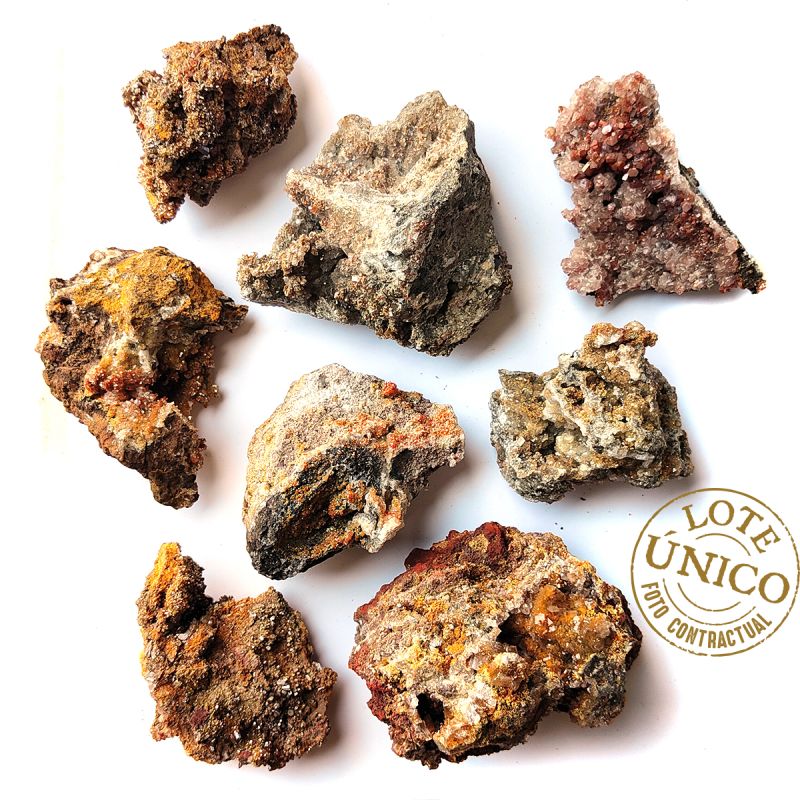 Vanadinita (Mibladen, Marruecos). Lote 8un.