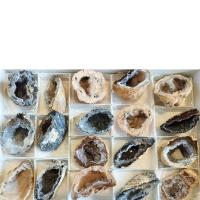 Geoda de Ágata Cuarzo "Extra". Lote 18 Un.