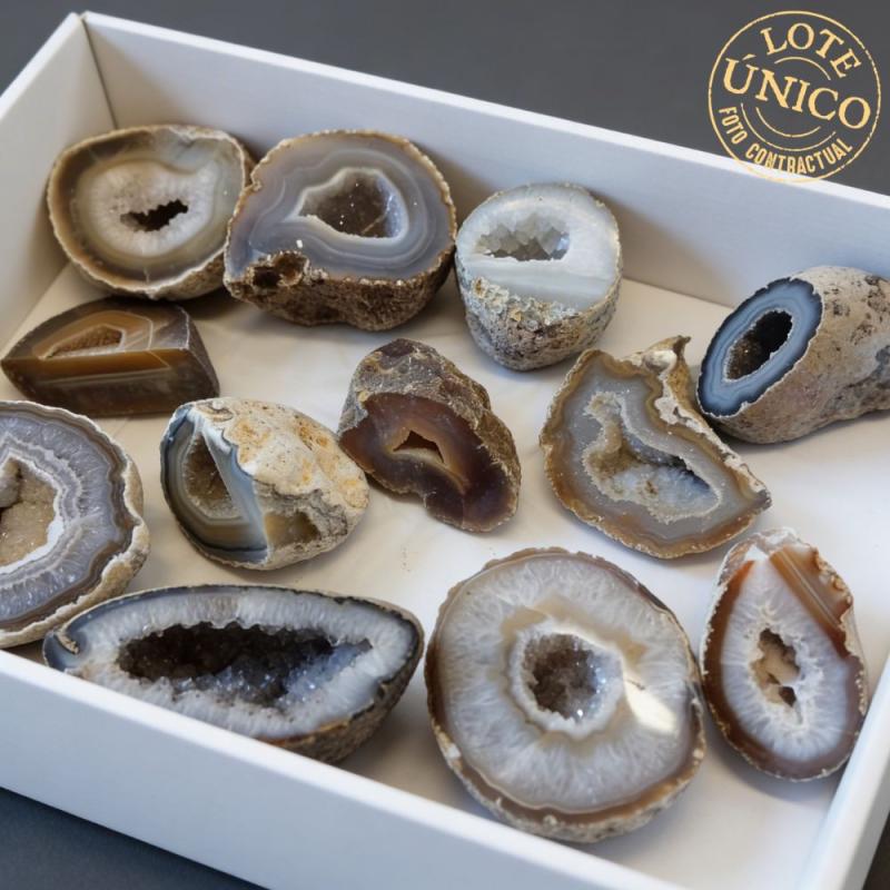Geoda Ágata. Lote 12 Un.