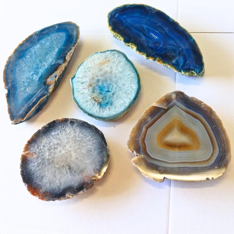 Thick Agate Slice. Price/Kg