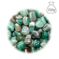 Ágata Verde Rodado Pequeño. Bolsa 250gr