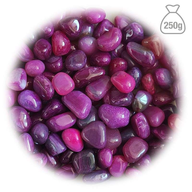 Ágata Rosa Rodado Pequeño. Bolsa 250g