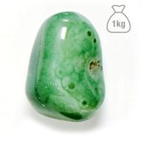 Ágata Verde Rodado Grande. Bolsa 1kg