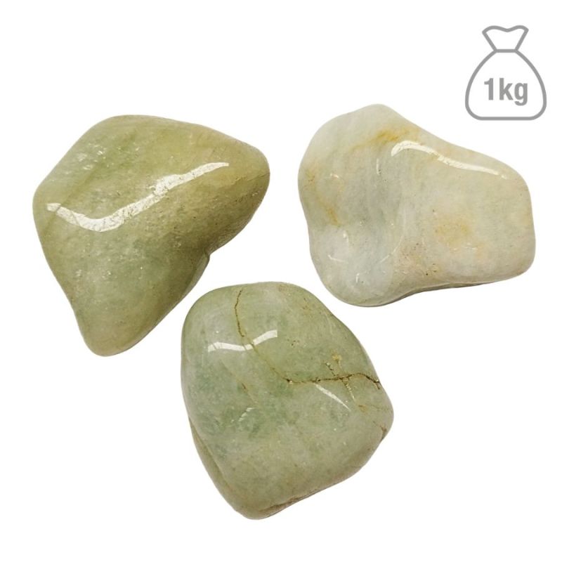Aguamarina Rodado Grande. Bolsa 1kg