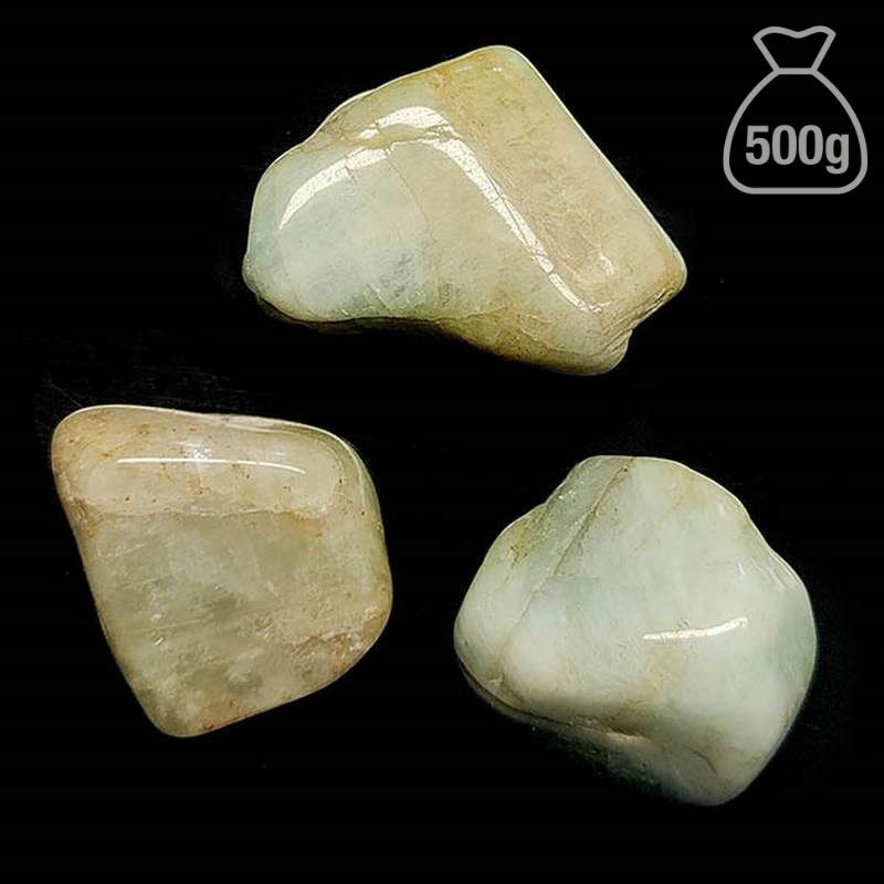Aguamarina Rodado Mediano. Bolsa 500g