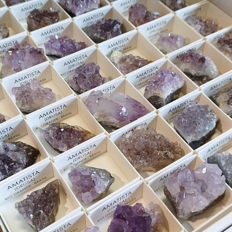 Amethyst druse. Set 54 Un.