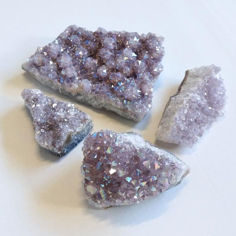 Drusa Amatista Aura Perla. Precio por kg.