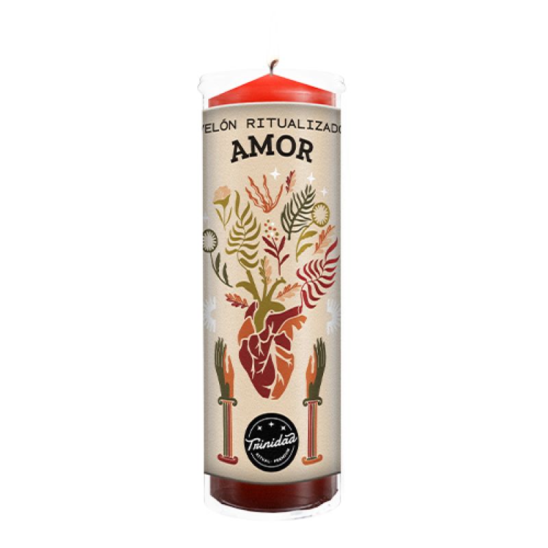 Velón Ritualizado "Amor" (Trinidad)