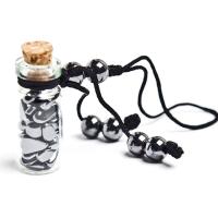 Amuleto Botella Hematite. Set 10un