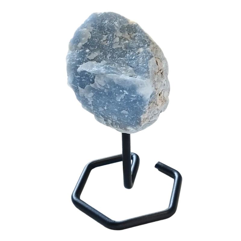 Angelite avec pied en métal