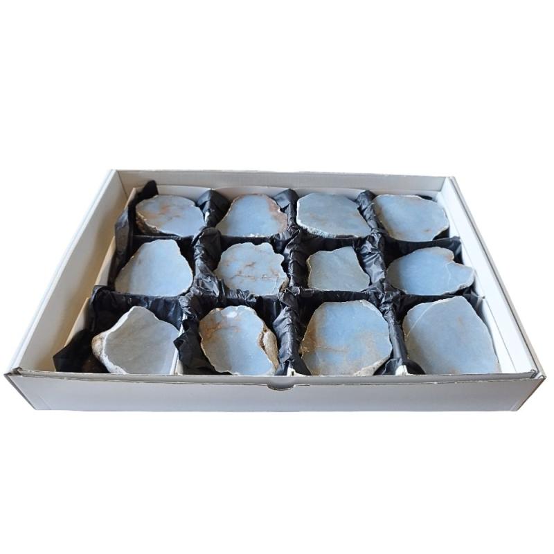 Polished Angelite (Peru). Set 12 Un.