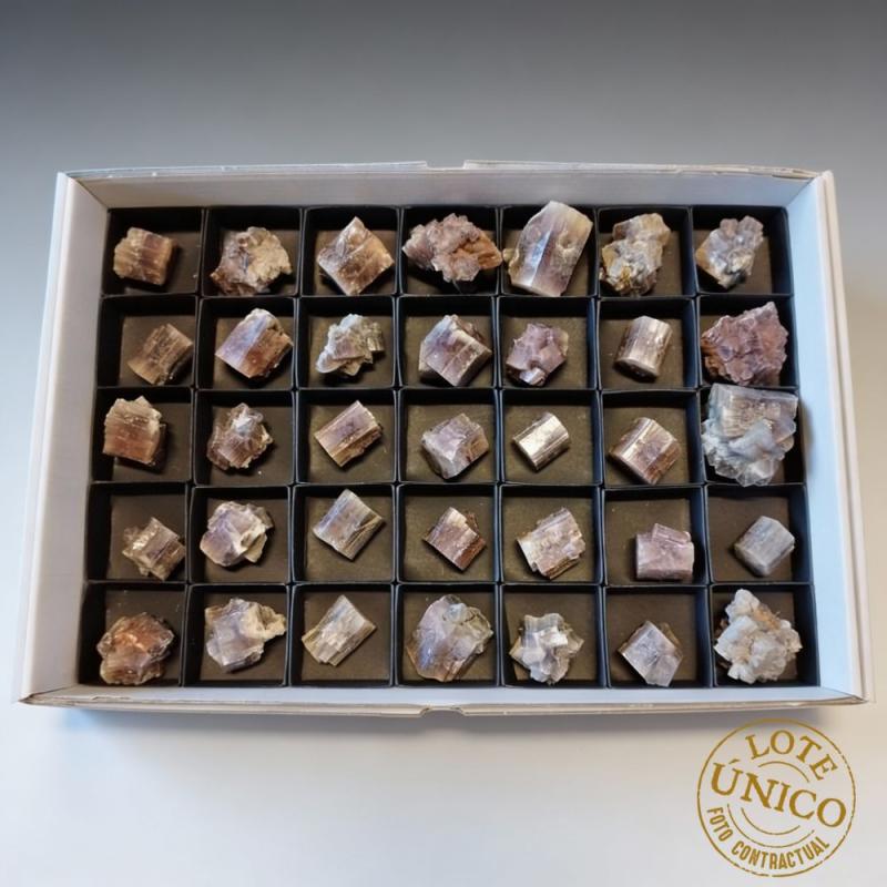 Aragonito Calidad "A" (Cuenca, España). Lote 35 Un.