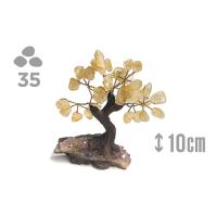Árbol Citrino (35 piedras) y base de drusa Amatista.