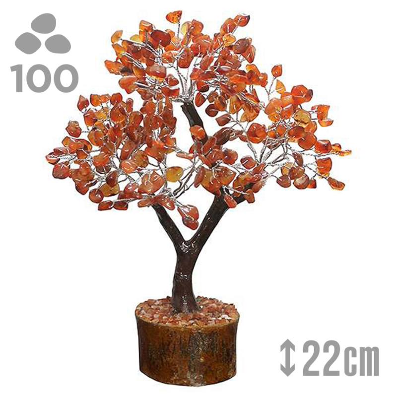 Árbol Carneola (100 piedras)