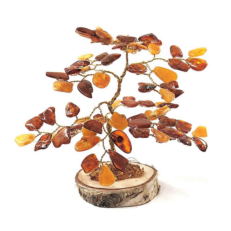 Árbol Ambar 12cm<br>(72 piedras aprox.)