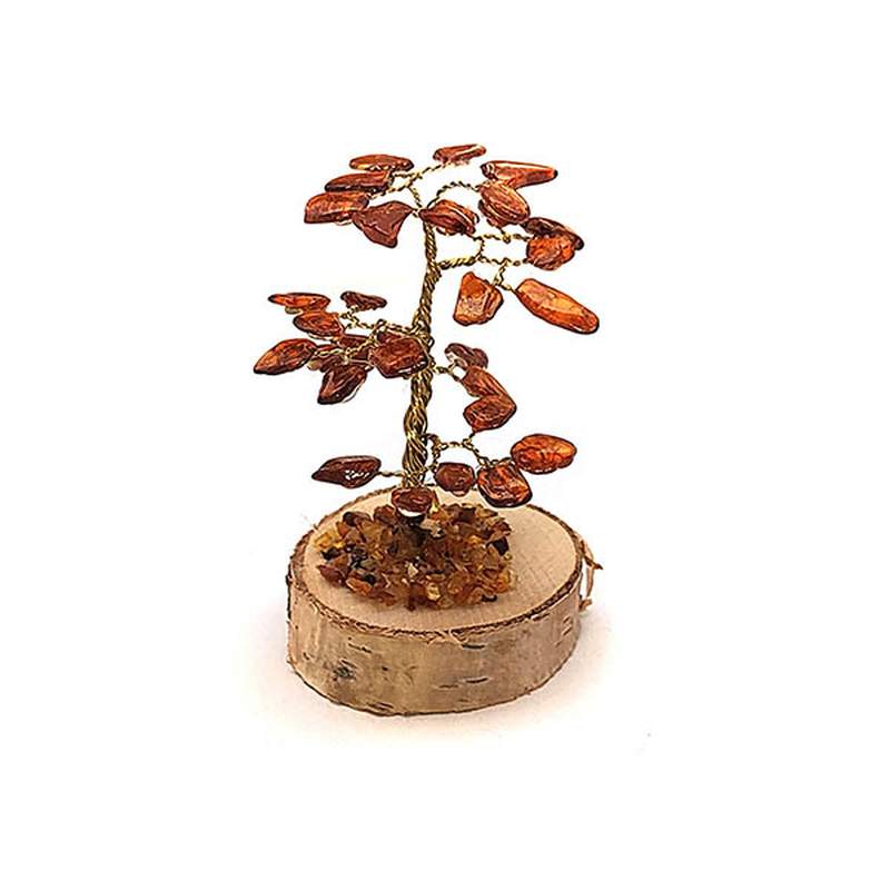 Amber Tree 8cm<br>(30 stones approx.)