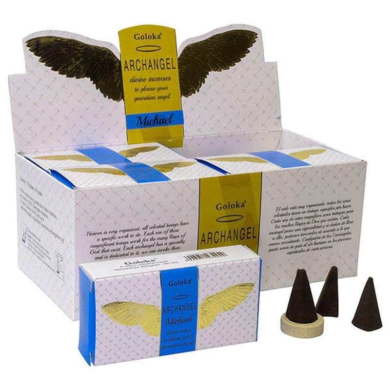 Goloka Michael Incense Cones (Set 12u)