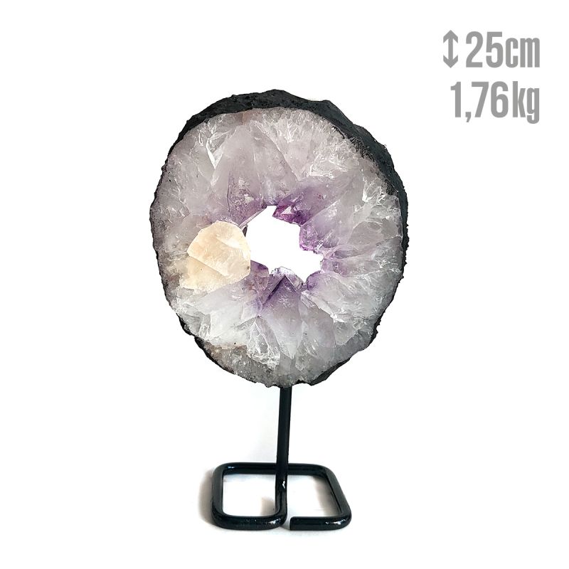 Aro de Amatista con soporte de forja 1,76 kg