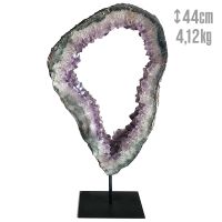 Aro de Amatista con soporte de forja 4,12 kg
