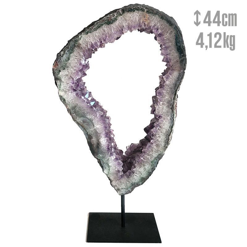 Aro de Amatista con soporte de forja 4,12 kg