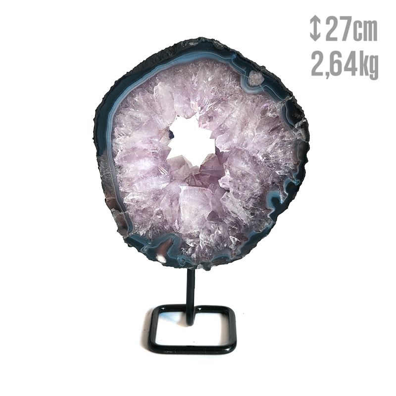Aro de Amatista con soporte de forja 2,64 kg