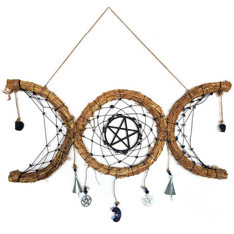 Atrapasueños Triple Luna (50cm).