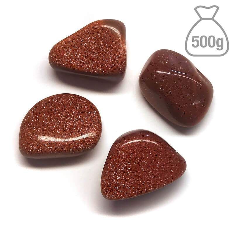 Medium Tumbled Golden Aventurine. 500g bag.
