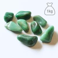Medium Tumbled Green Quartz (Brazil). Bag 1kg