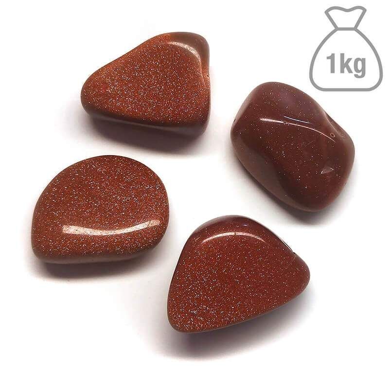 Medium Tumbled Golden Aventurine. 1Kg bag.