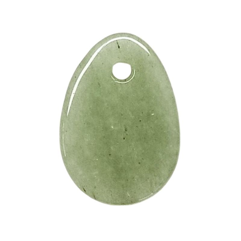 Colgante Plano Aventurina Verde (2,5 x 3,5 cm.)