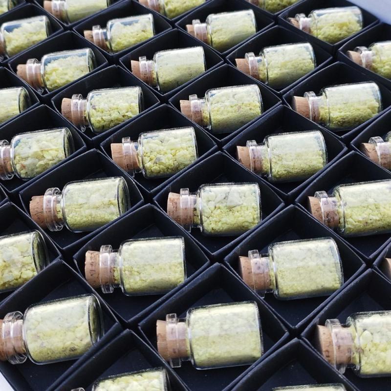 Azufre en Botellitas. Set 54 Un.