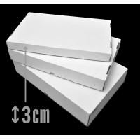 Caja de cartón 40x26x3cm.