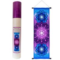 Banderola "Flor de la Vida" 100x30cm