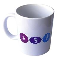 Taza blanca 7 Chakras