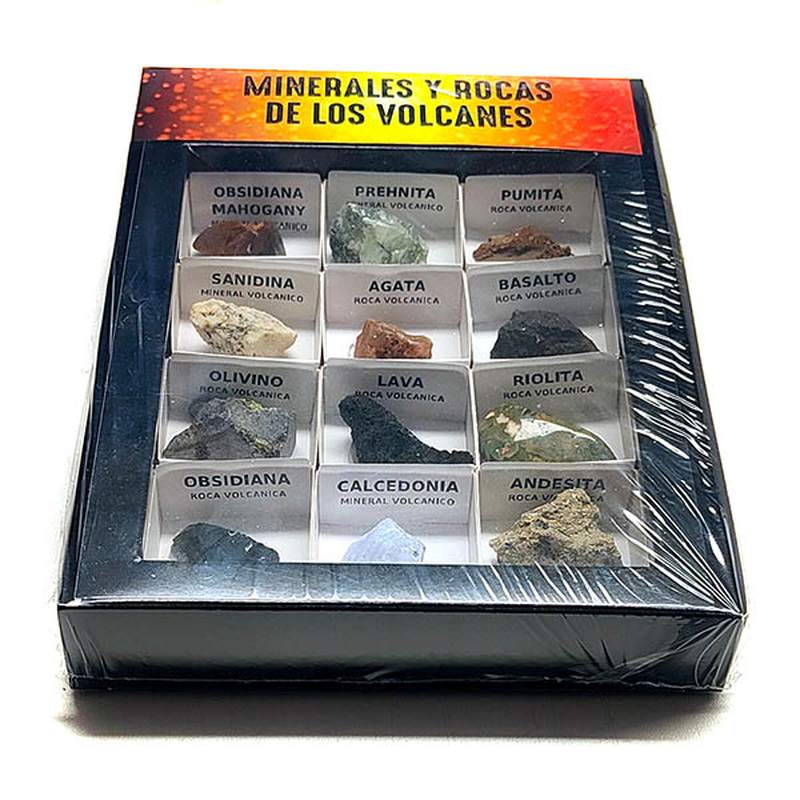 Minéraux et roches des volcans. Collection